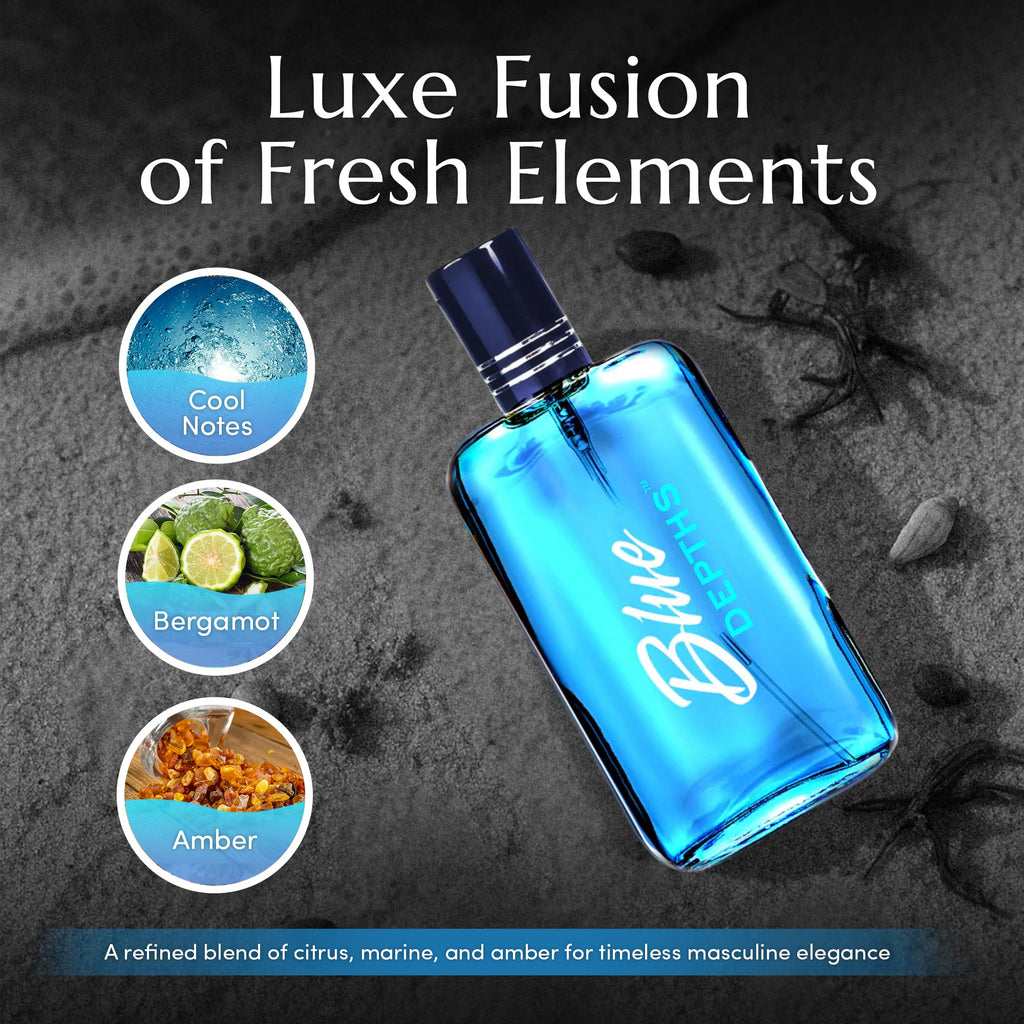 Blue Depths Eau de Toilette Fragrance Spray 3.4 Fl Oz D97968