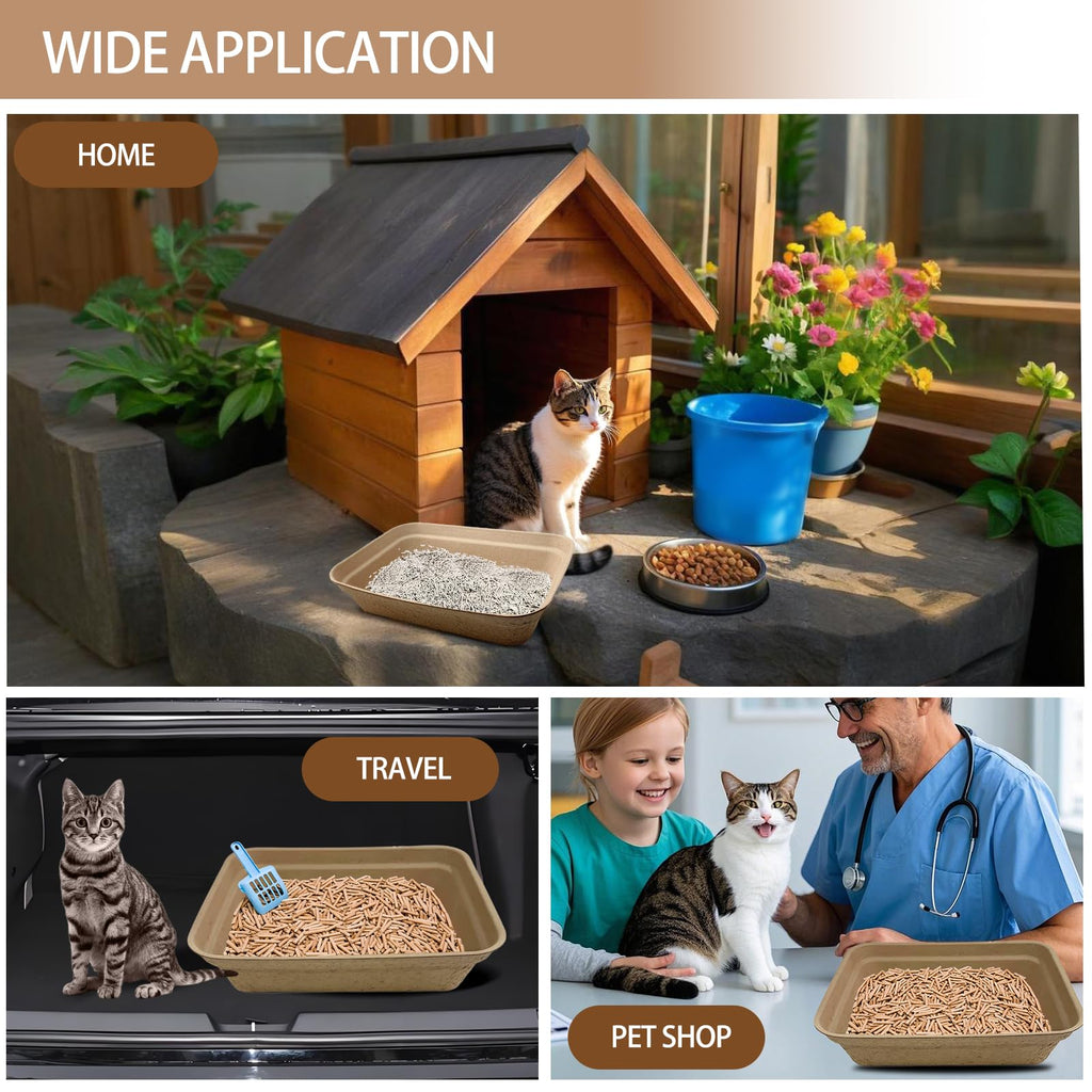 8 Pack Disposable Cat Litter Box G104464