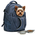 Dog Backpack Carrier, 2-in-1 Foldable 18 lbs Nylon Pet Travel Bag S5694