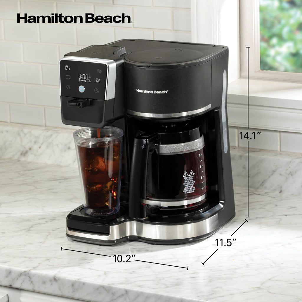 2-Way Drip Coffee Maker & Single Serve Coffee Machine E848671