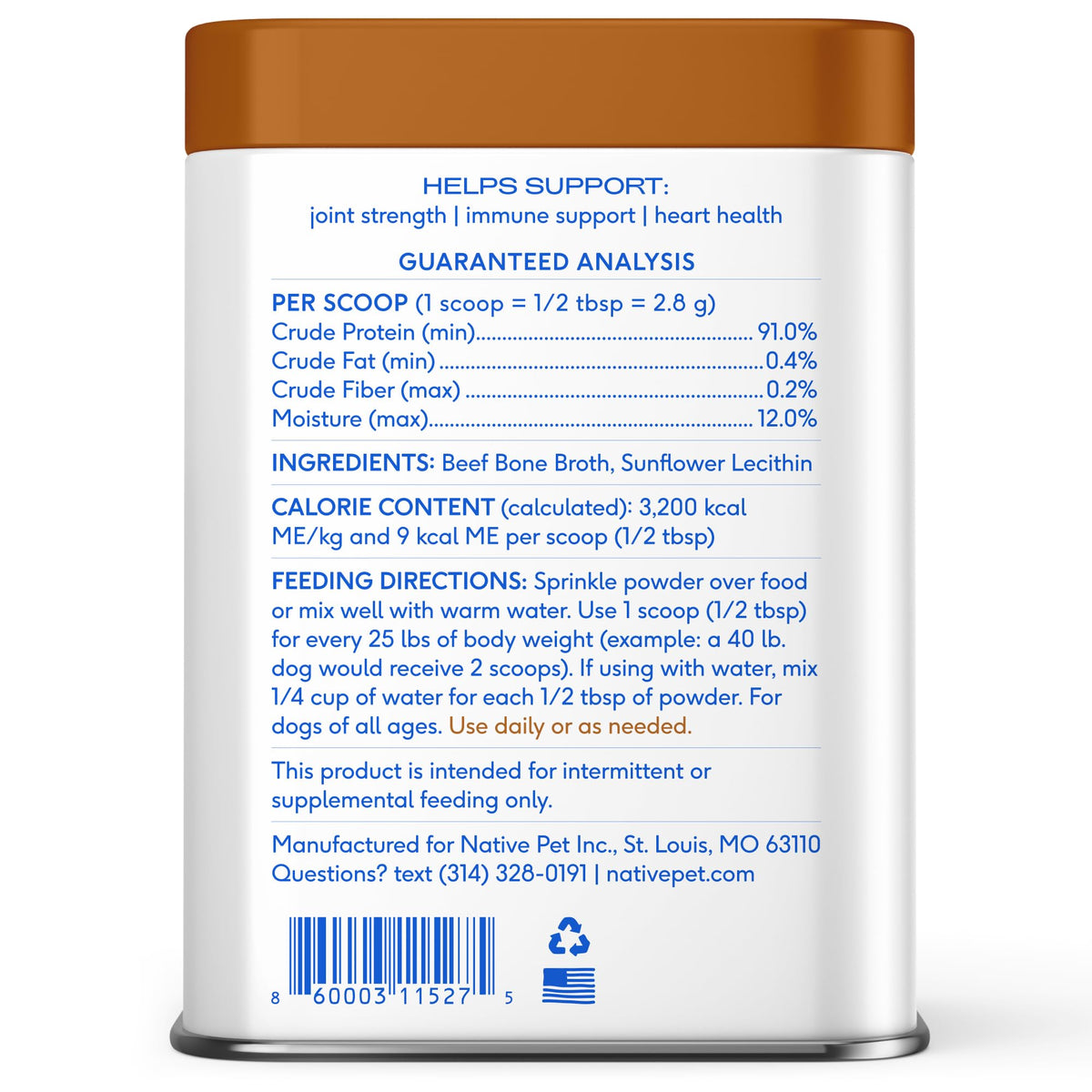 Beef Bone Broth Dog Food Topper J313