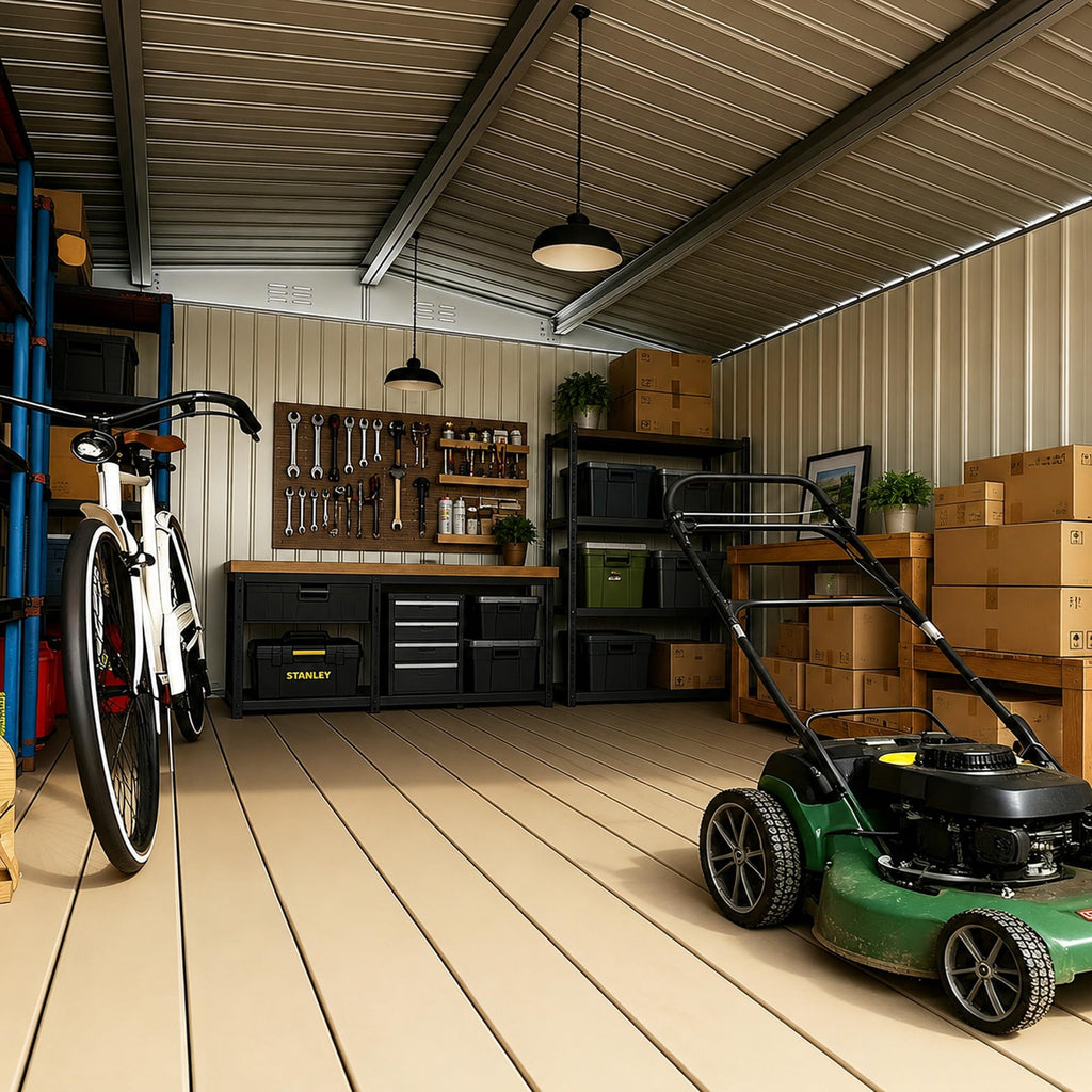 10x14 FT Metal Storage Shed F4626