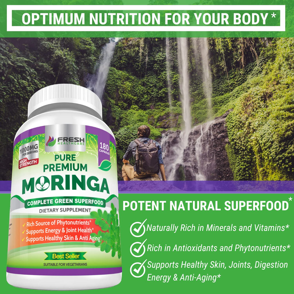 Moringa Capsules 180 Pills U2064