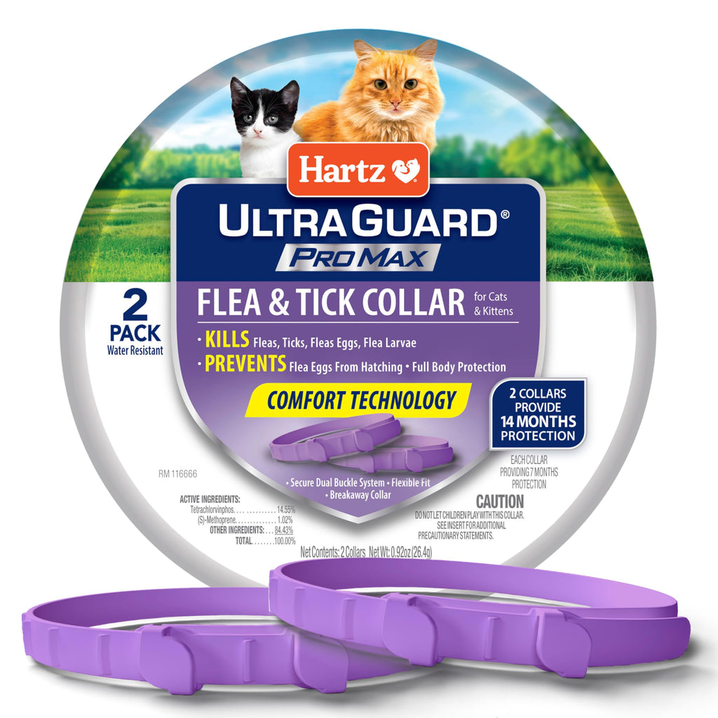 Flea & Tick Collar for Cats & Kittens 2 Pack N76119