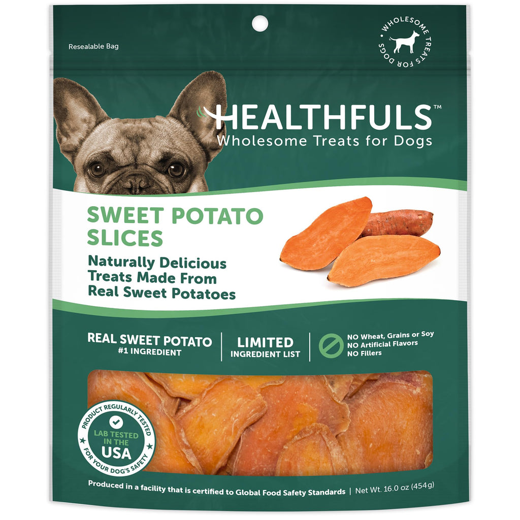 Dried Sweet Potato Slices Dog Treats 16 oz Z3000