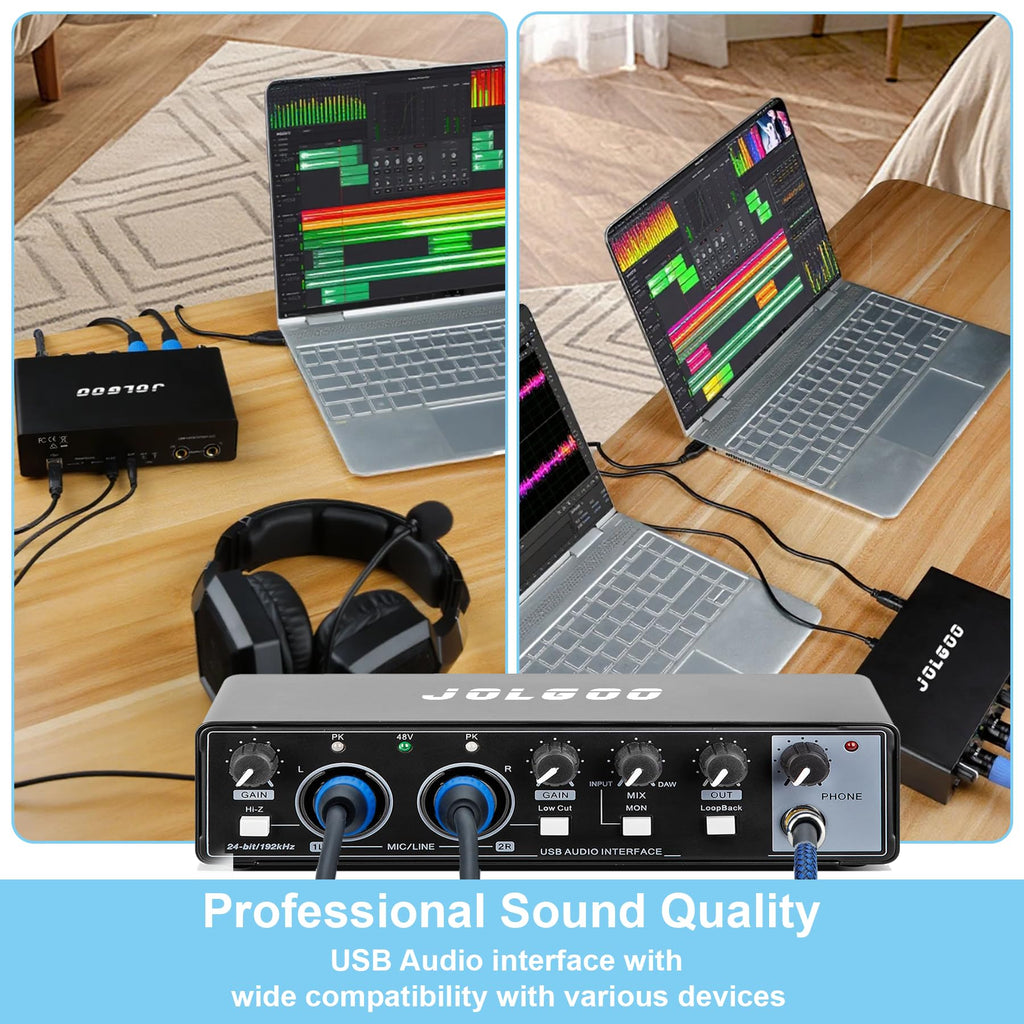 2x2 USB Audio Interface, 24-Bit/192kHz C245375