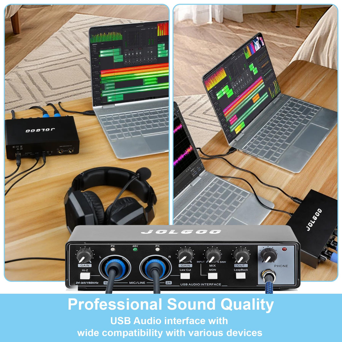 2x2 USB Audio Interface, 24-Bit/192kHz C245375
