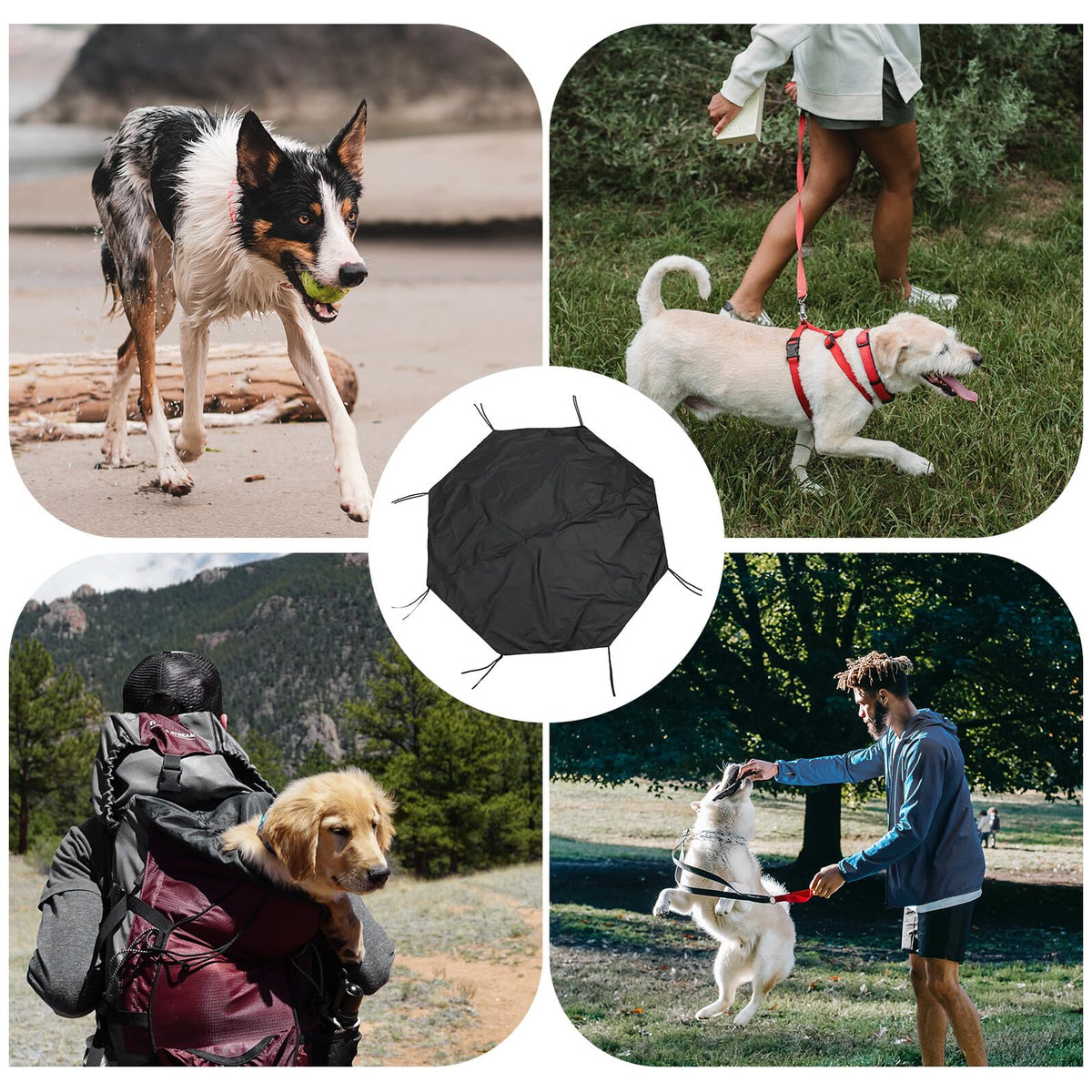 Dog Playpen Cover Sunproof Roof Protector D82489