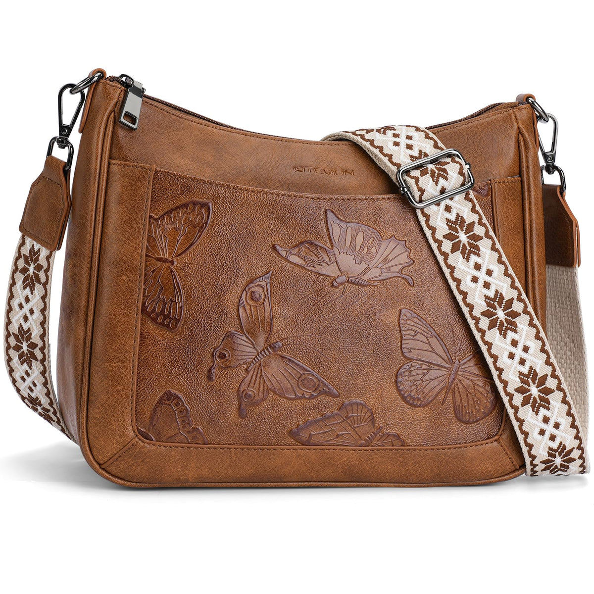 Vegan Leather Crossbody Bag V232