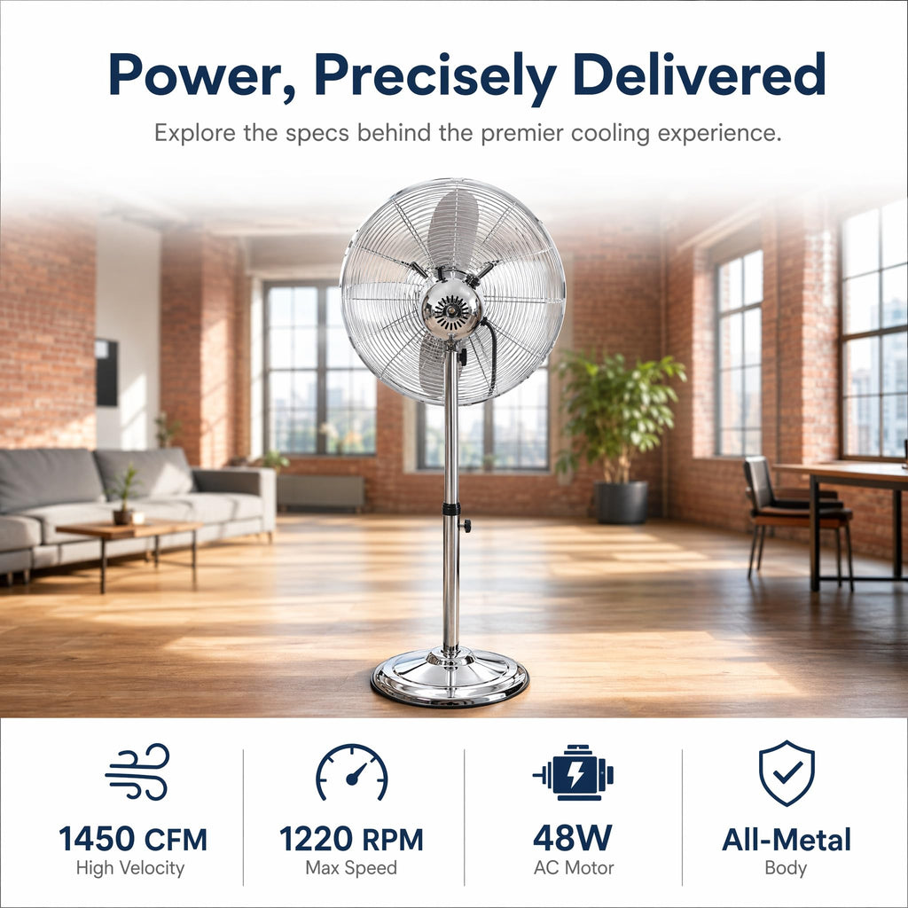 16-Inch 3-Speed Oscillating Pedestal Fan R45685
