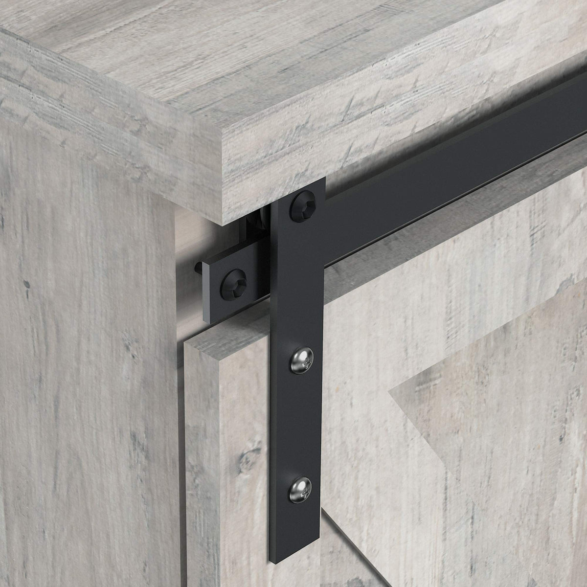 65 Inch Oak TV Stand with Storage Cabinet I409