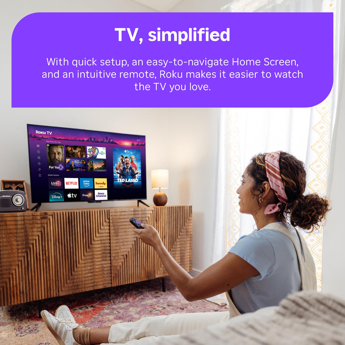 75-Inch 4K QLED Mini-LED Smart TV C6494
