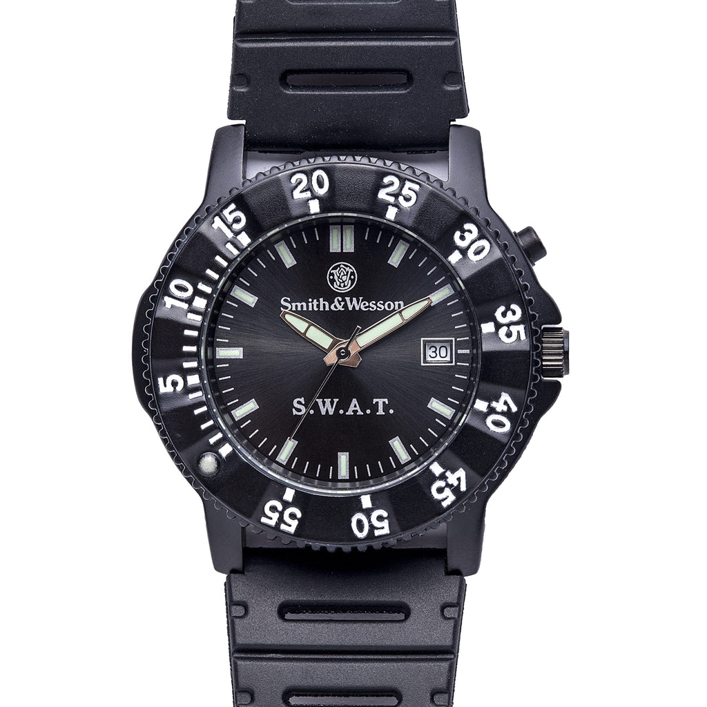 Men's Tactical Watch, 3ATM, Stainless Steel, 40mm B12795