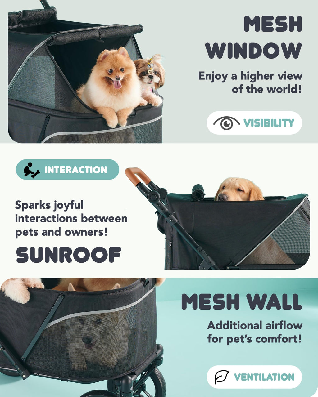 Large Pet Stroller X78484