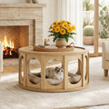 Round Coffee Table with Storage S879