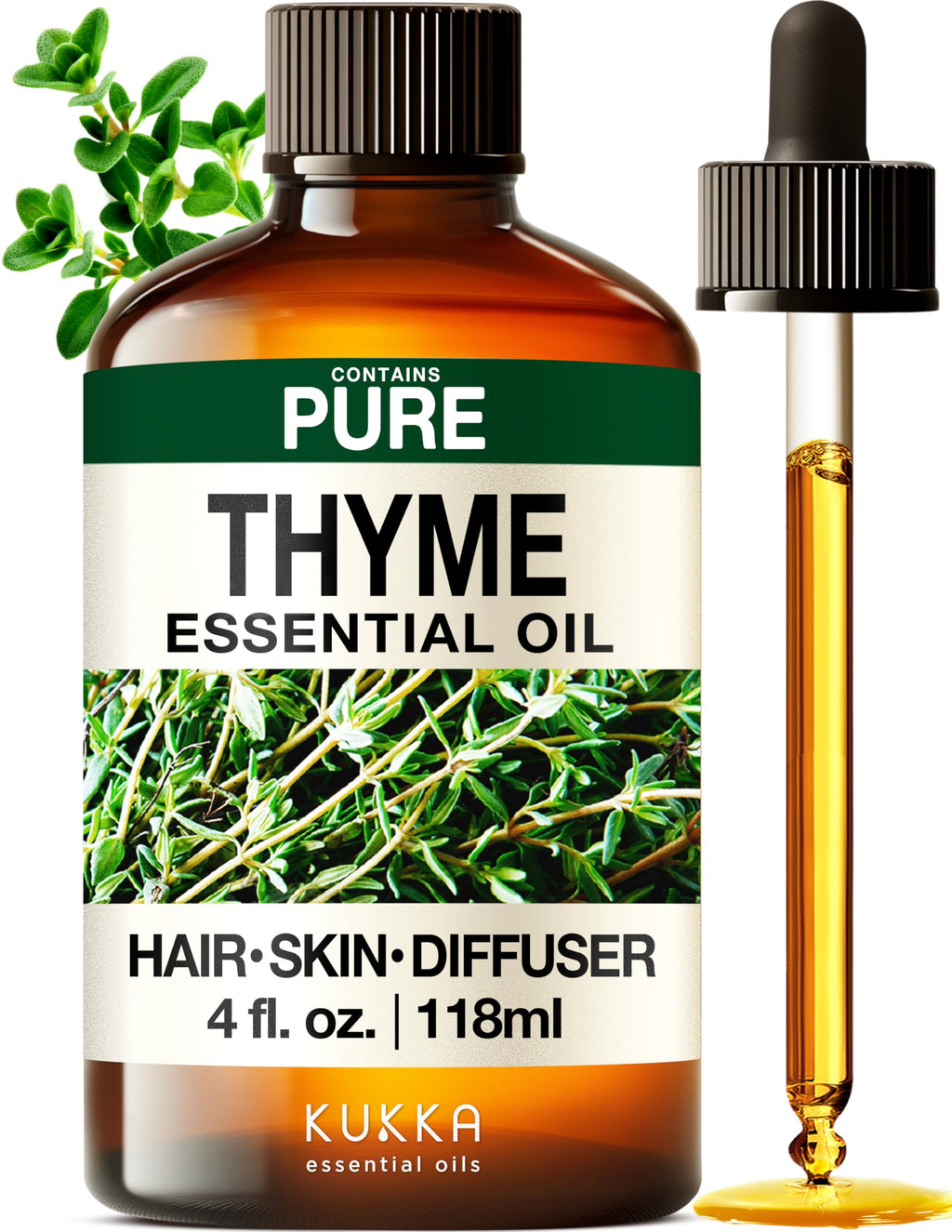 Thyme & Lavender Essential Oil Set 2x4 fl oz H7402