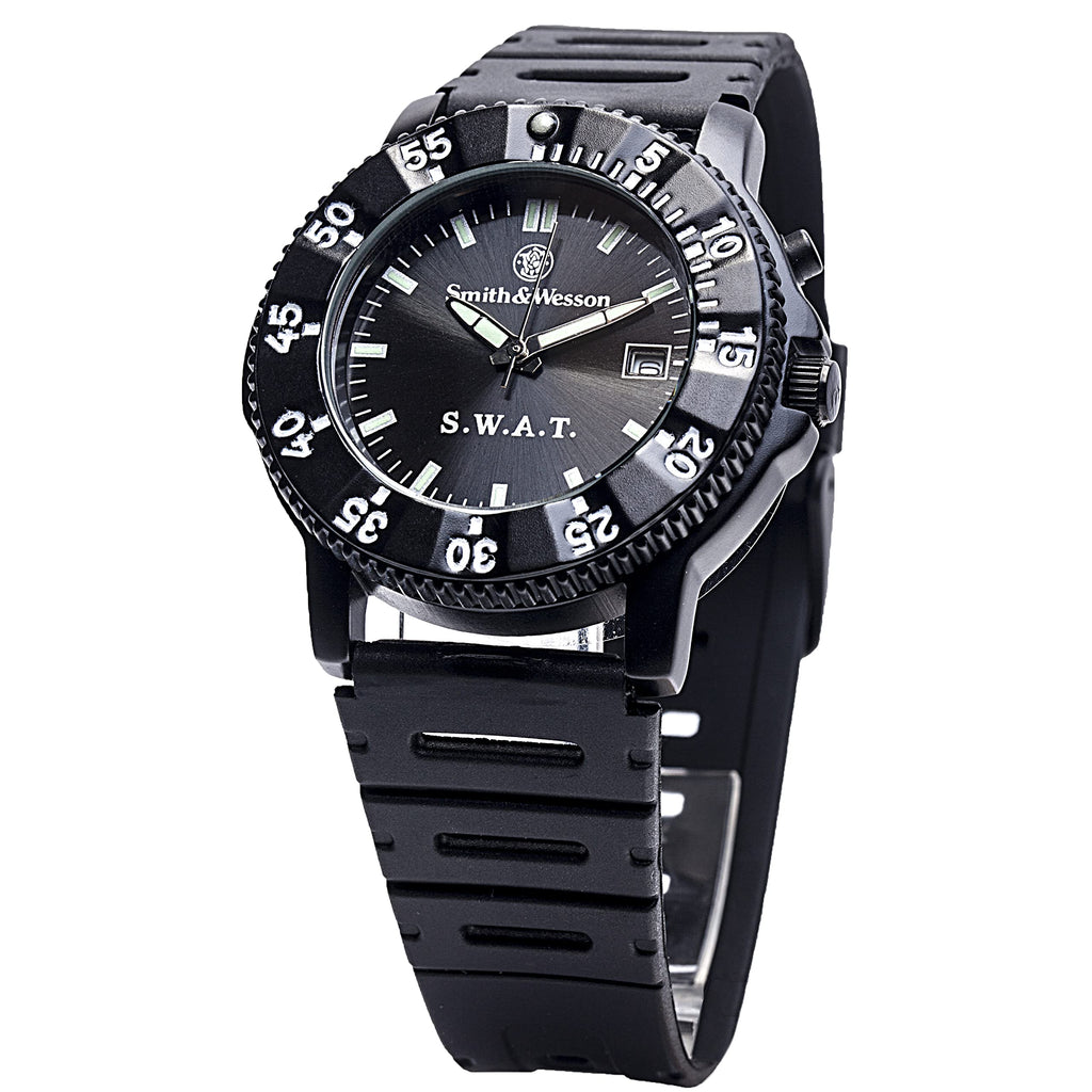 Men's Tactical Watch, 3ATM, Stainless Steel, 40mm B12795
