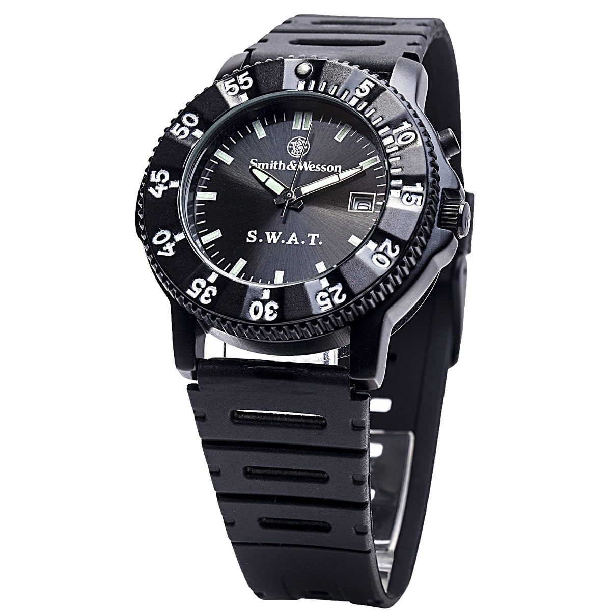 Men's Tactical Watch, 3ATM, Stainless Steel, 40mm B12795