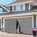 Magnetic Garage Door Screen 16x7 ft Fiberglass Mesh S29764
