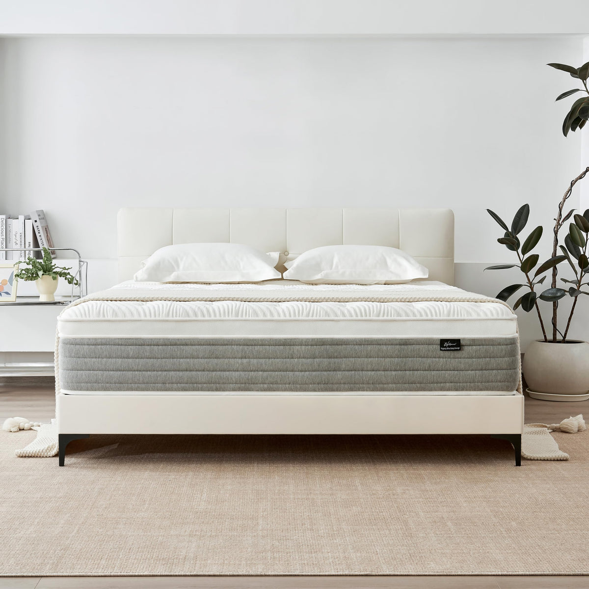 12 Inch Medium Firm Full Size Hybrid Mattress in a Box E756077