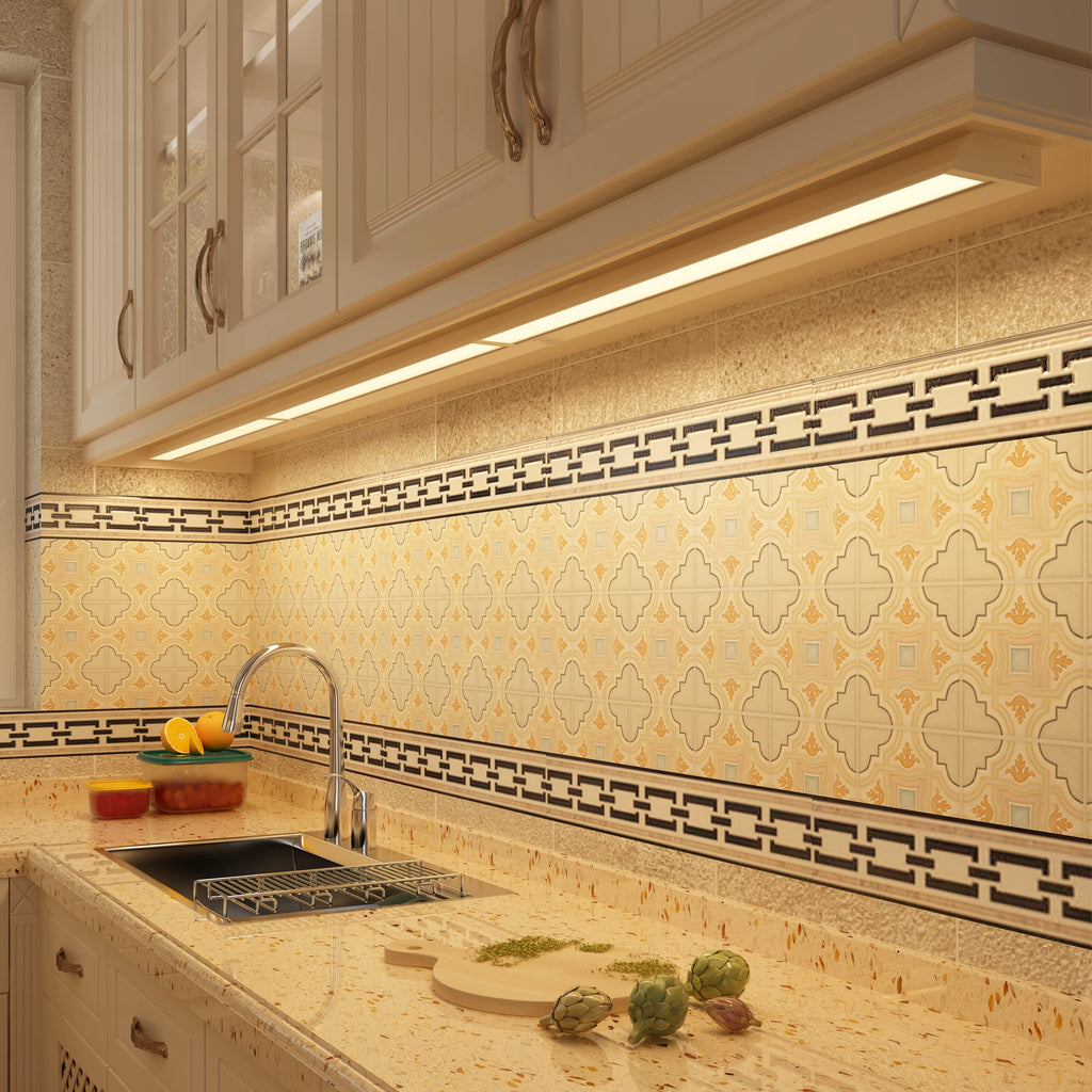 24-Inch Swivel LED Under Cabinet Light, 3-CCT Selectable, White E204