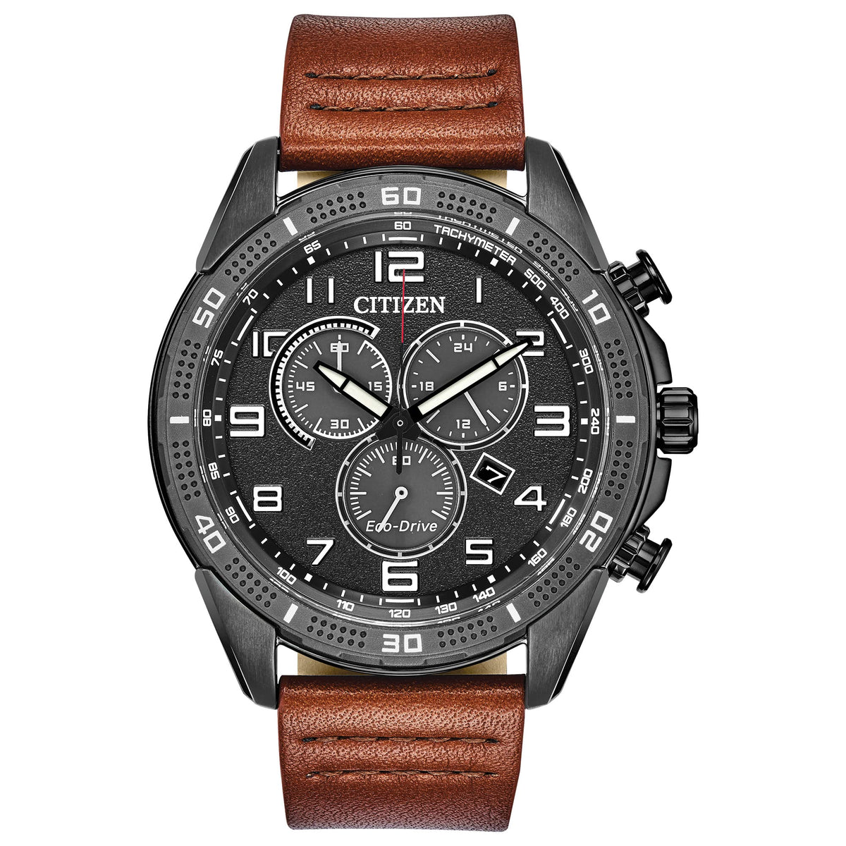 Men's Stainless Steel Eco-Drive Watch O261038