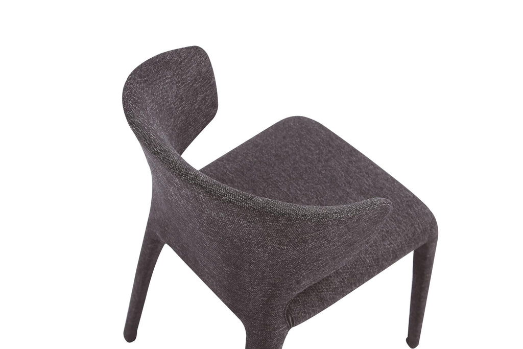 Black Upholstered Dining Chairs Set of 4 W216045