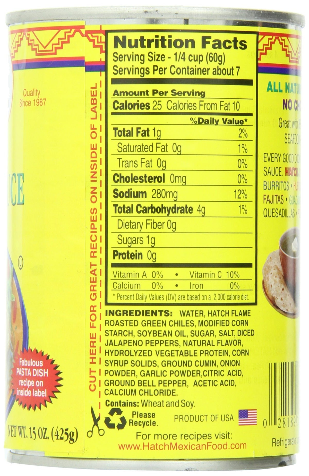 Green Chile Enchilada Sauce, Medium, 15 Ounce (Pack of 12) Z187