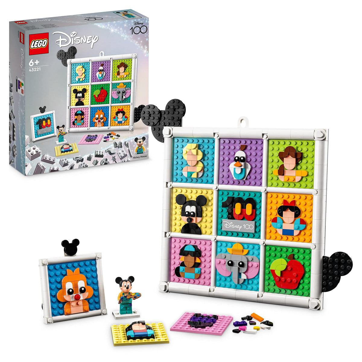 Disney Animated Figures Craft Set with 72 Mosaic Designs K1921