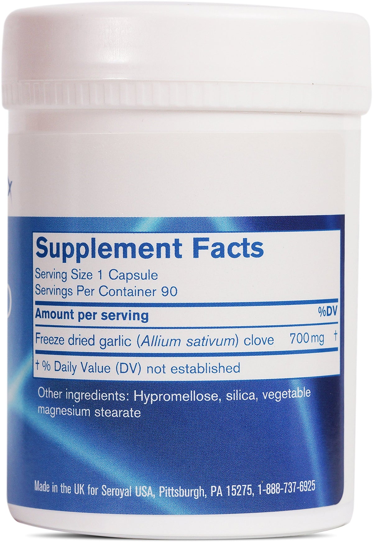 Garlic Freeze Dried 90 Capsules V813